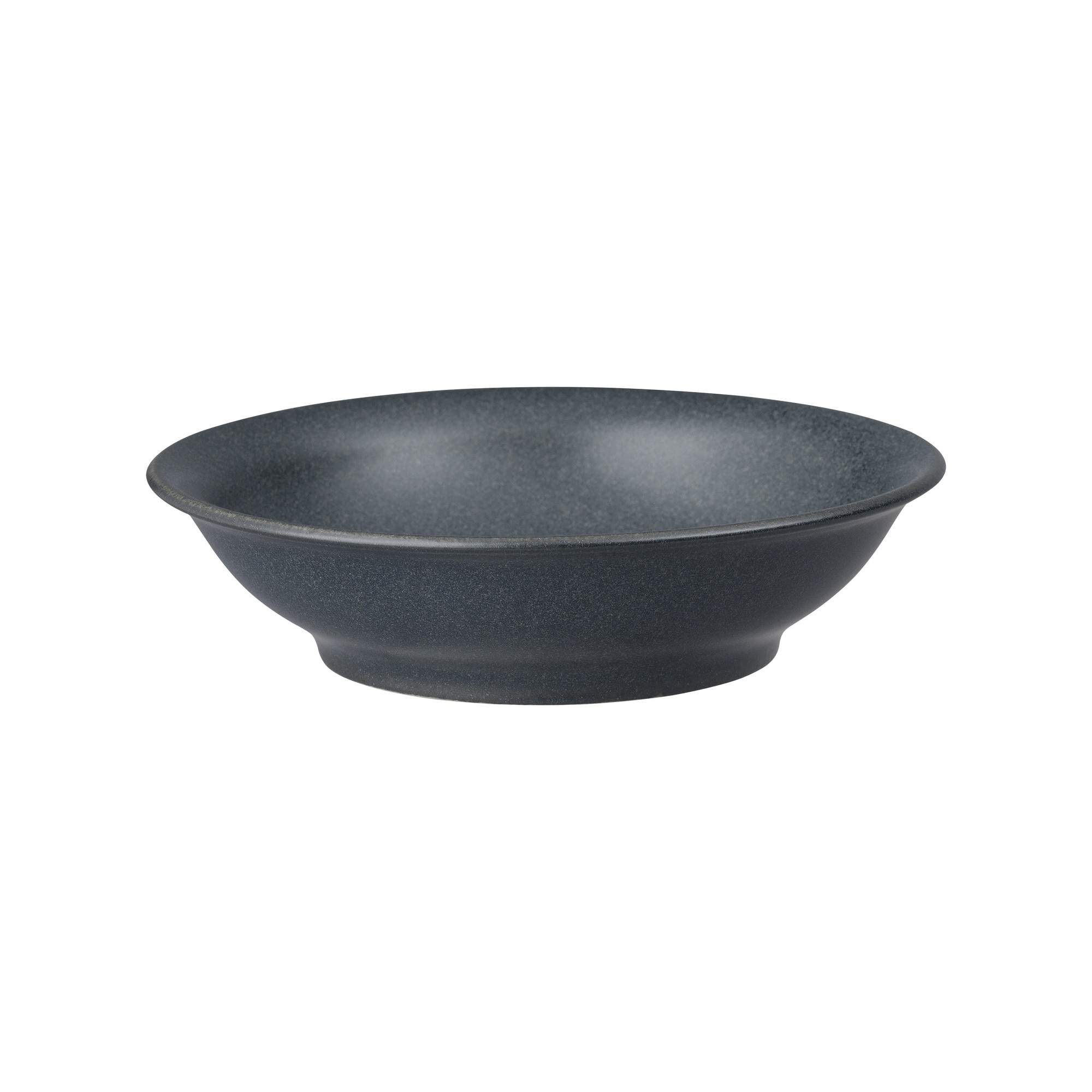 Product photograph of Impression Charcoal Blue Medium Shallow Bowl from Denby Retail Ltd